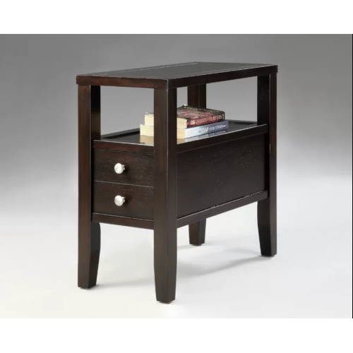 Mickie Chairside Table - Espresso